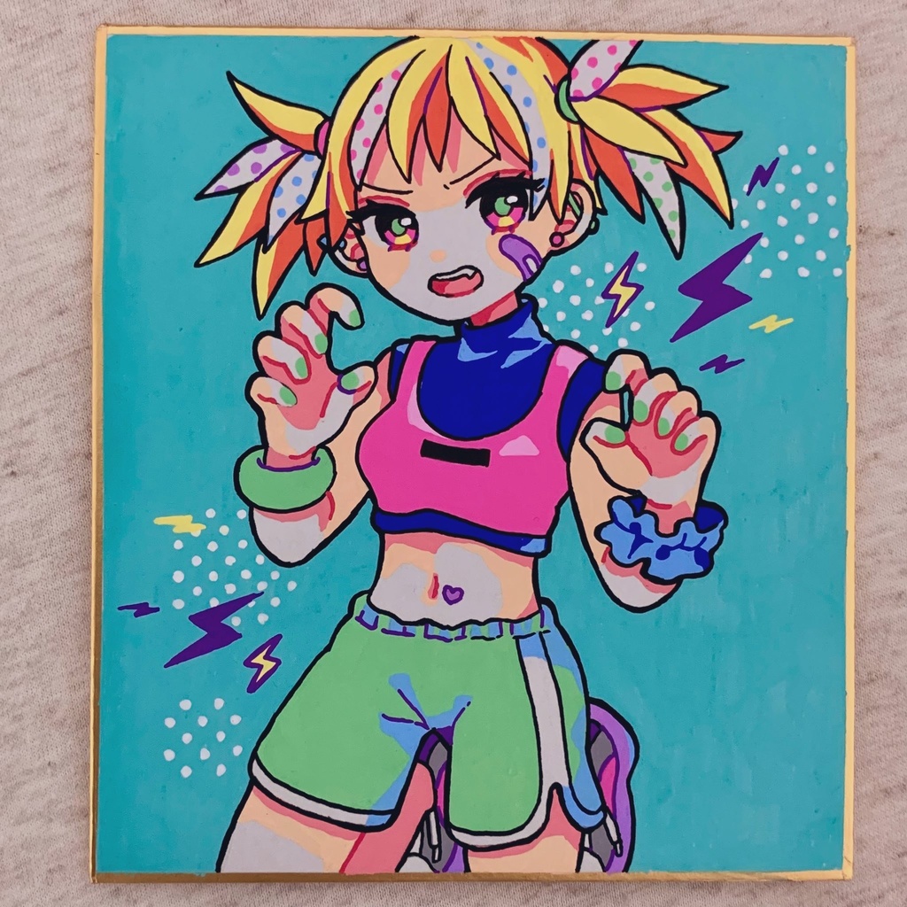 ミニ原画色紙２