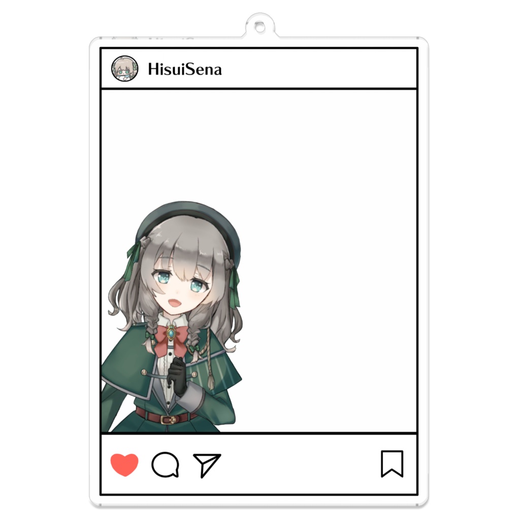 SNS風アクリルキーホルダー