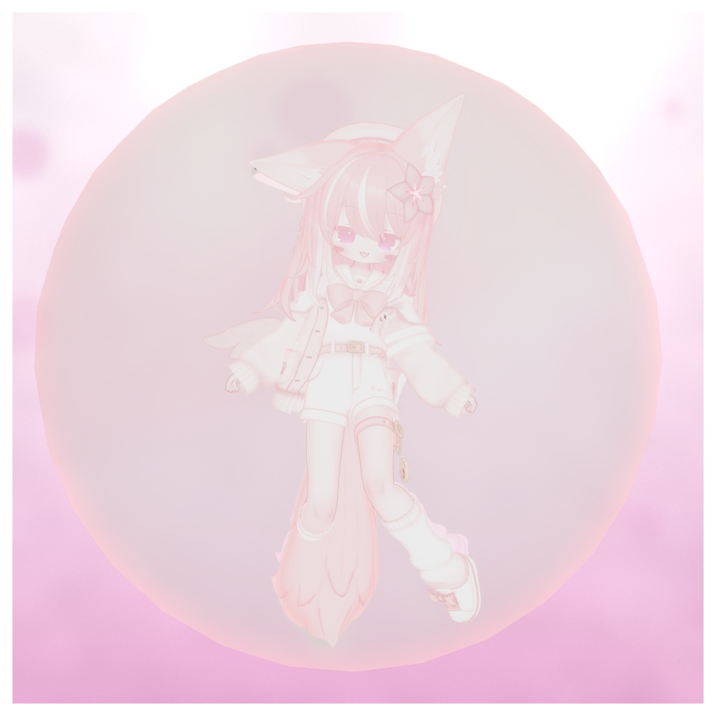 【MA対応】泡沫すふぃあ【VRChat対応3Dモデル・アクセサリー】