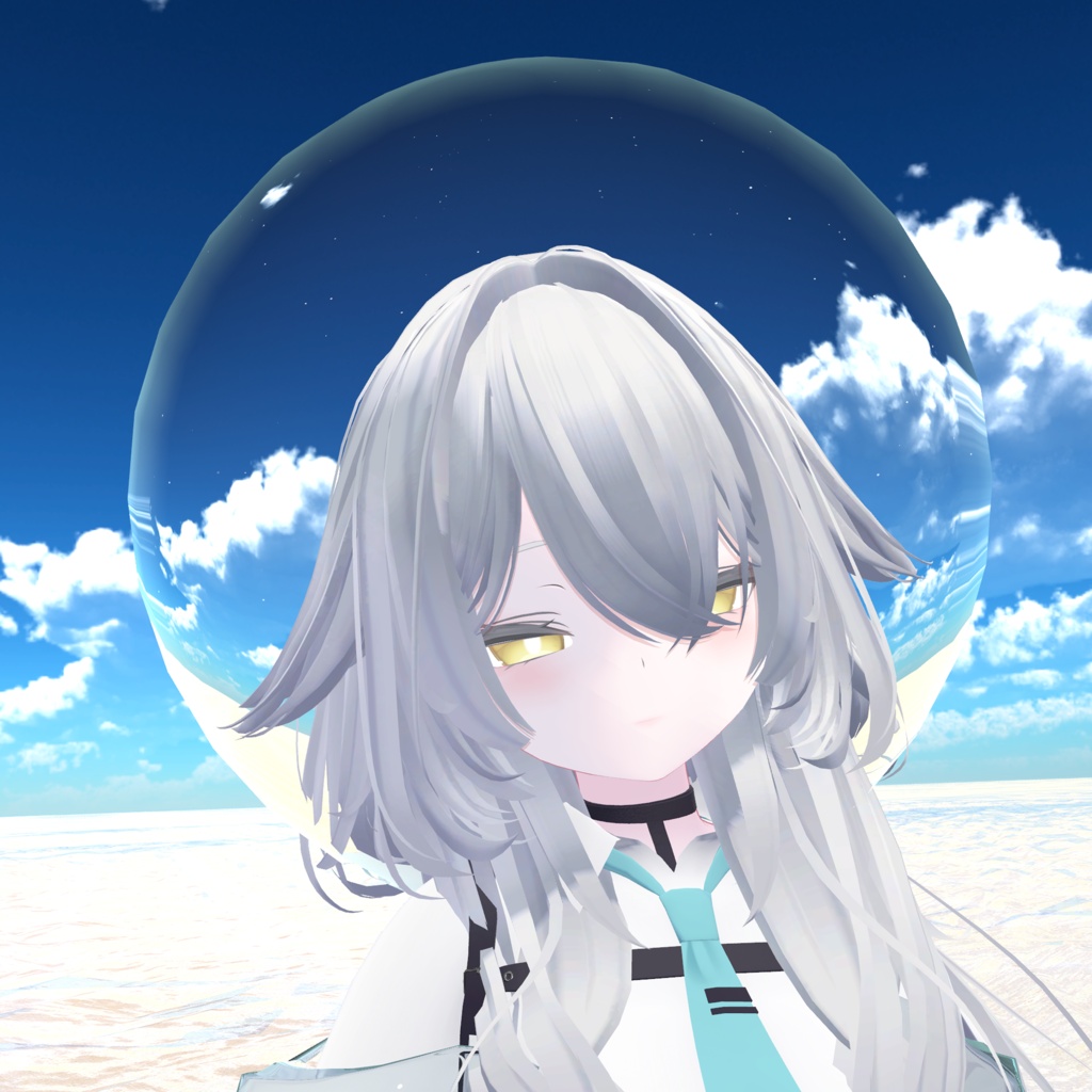 【MA対応】泡沫すふぃあ【VRChat対応3Dモデル・アクセサリー】