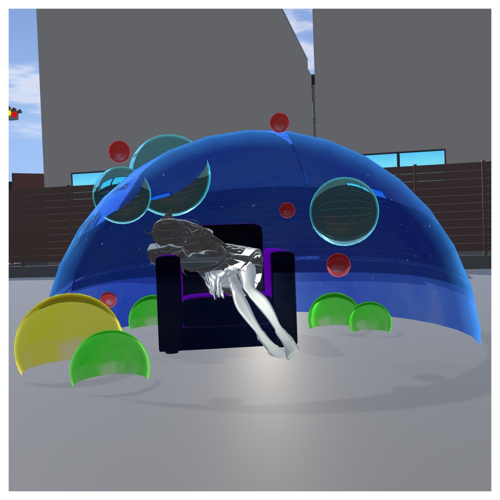 【MA対応】泡沫すふぃあ【VRChat対応3Dモデル・アクセサリー】
