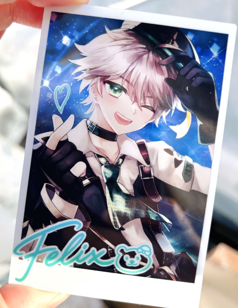 【EternalReturn】チェキ風アクリルブロック-フェリックス-