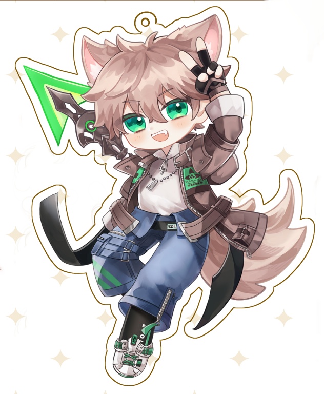 【EternalReturn】鈴付きオーロラキーホルダー -フェリックス-