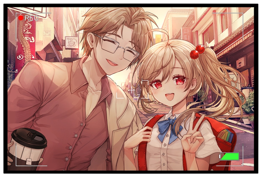 【EternalReturn】アクリルブロック(A)-彰一&亞鶴子-