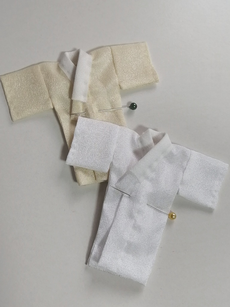 本格 男性用 白紋付羽織袴 一式セット(オビツ11size)