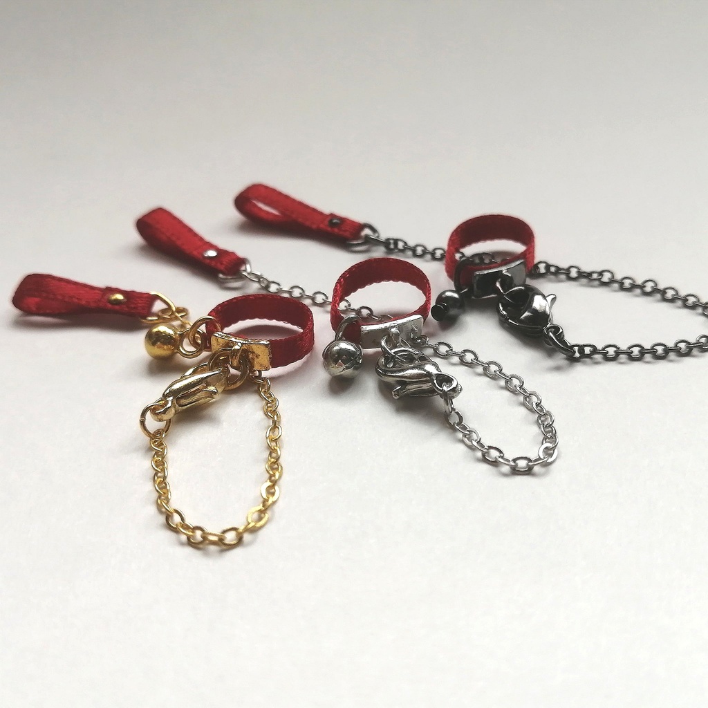 サテンリボンチョーカー(首輪風)□スクエア型トップver 全種再販