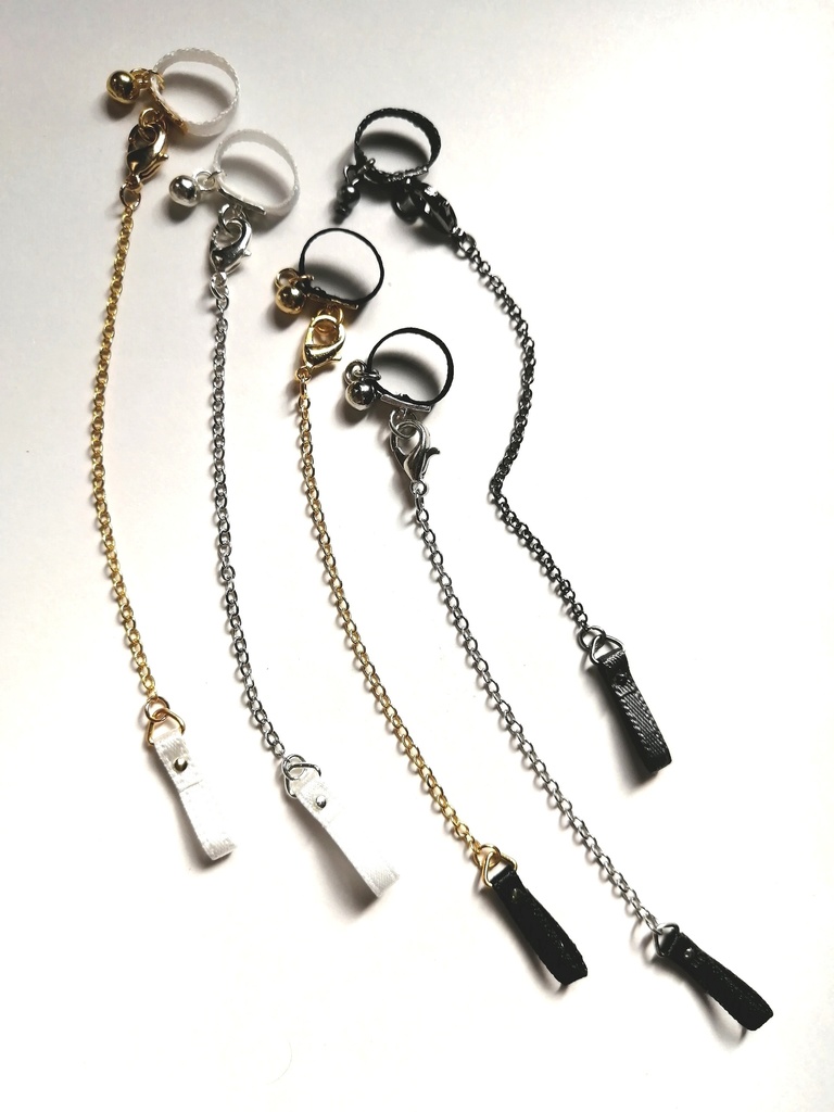 サテンリボンチョーカー(首輪風)□スクエア型トップver 全種再販