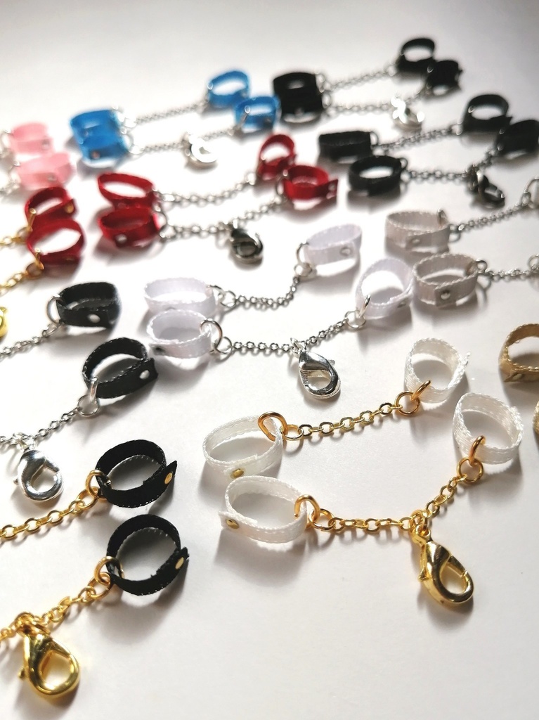 サテンリボンチョーカー(首輪風)♡ハート型トップver 全種再販