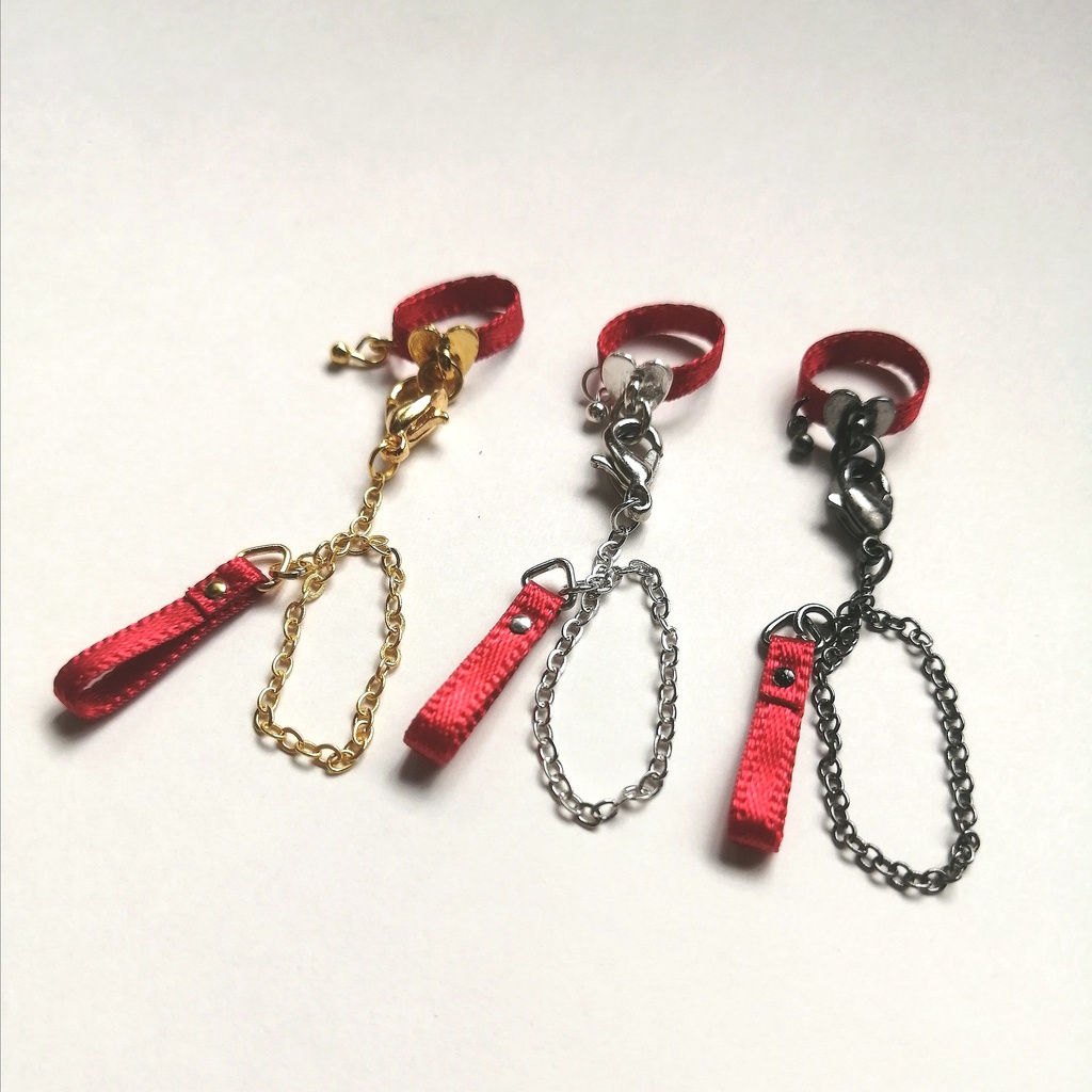 サテンリボンチョーカー(首輪風)♡ハート型トップver 全種再販