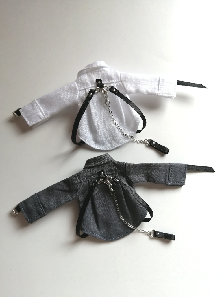 V系メンズドレスシャツset【オビツ11×身長調整キットsize】