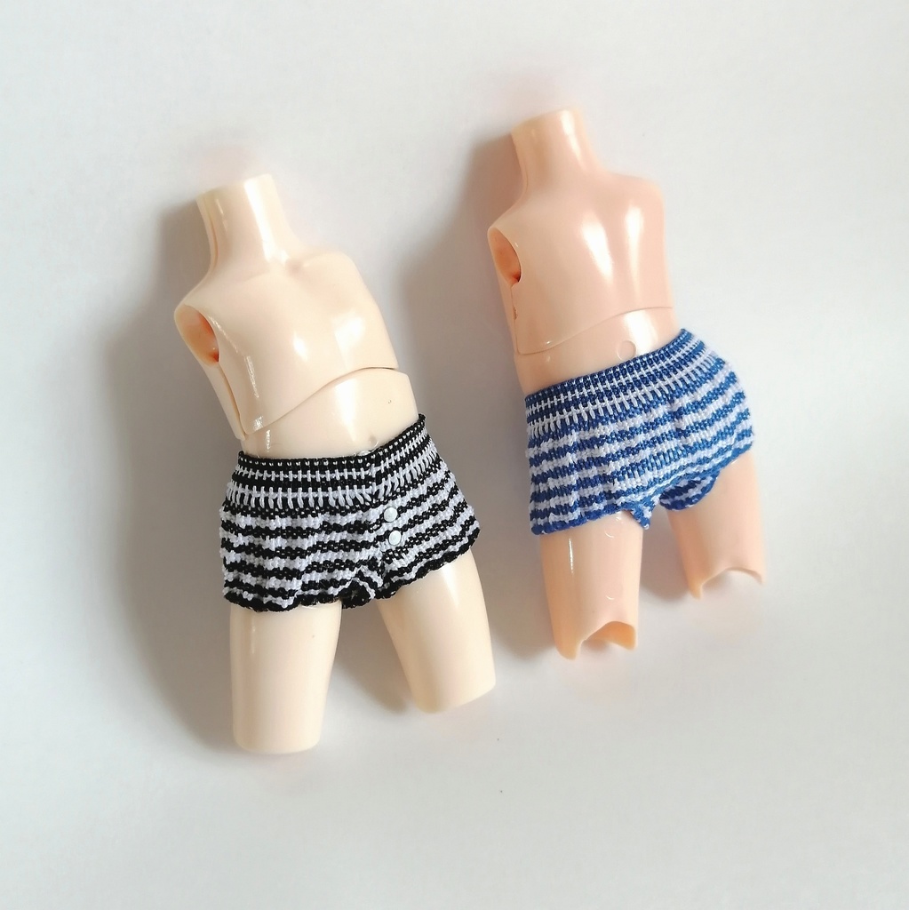 【1/12ドール】ボーダーパンツ【男の子用】