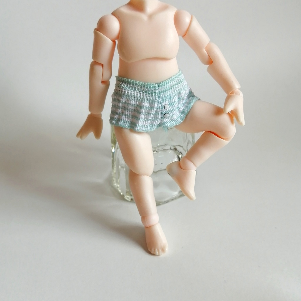 【1/12ドール】ボーダーパンツ【男の子用】