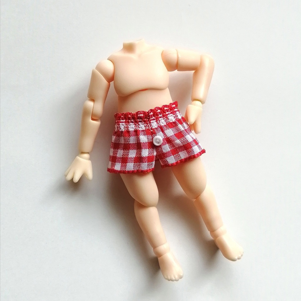 1/12 チェックパンツ(下着) -男の子用-