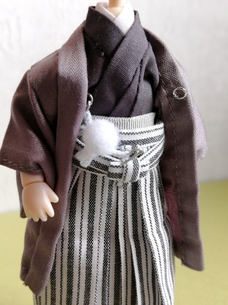 【1/12ドール】男性用行灯袴【5点セット】再販