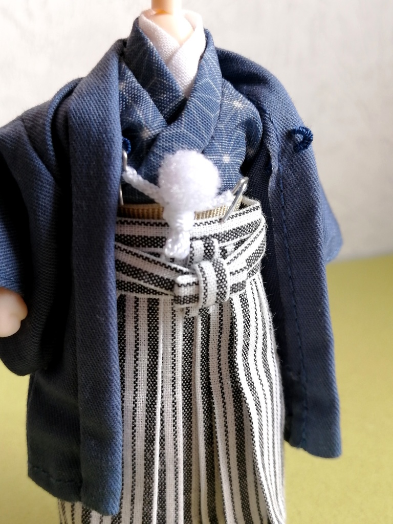 【1/12ドール】男性用行灯袴【5点セット】再販