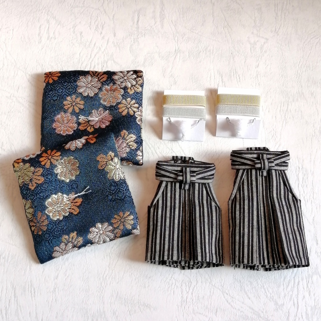 【1/12ドール】男性用行灯袴【5点セット】再販