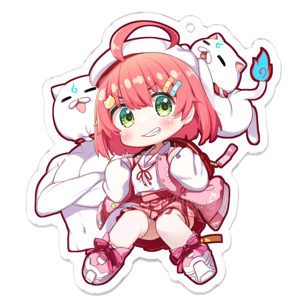 さくらみこちゃんアクリルキーホルダー