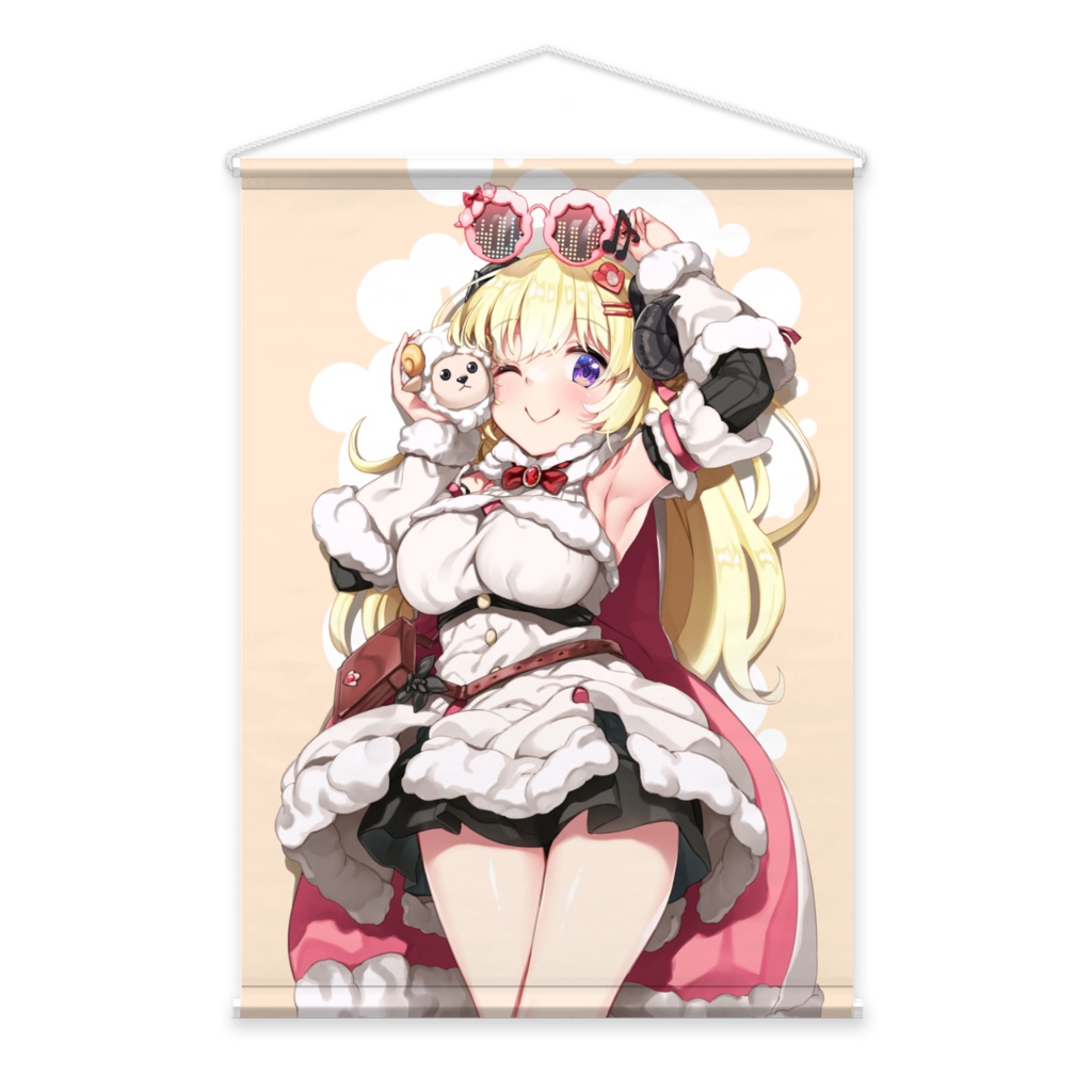 角巻わためタペストリー
