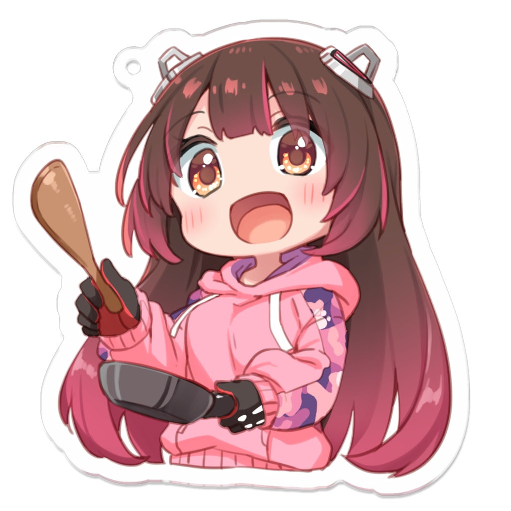 お料理ロボ子さんアクリルキーホルダー