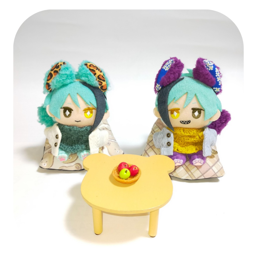 【2/26(日) 11時〜 通販分】アニマルテーブル(りんご付き)