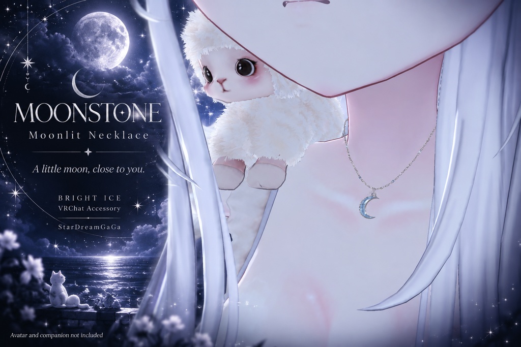 Vrchat MOONSTONE — Moonlit Necklace