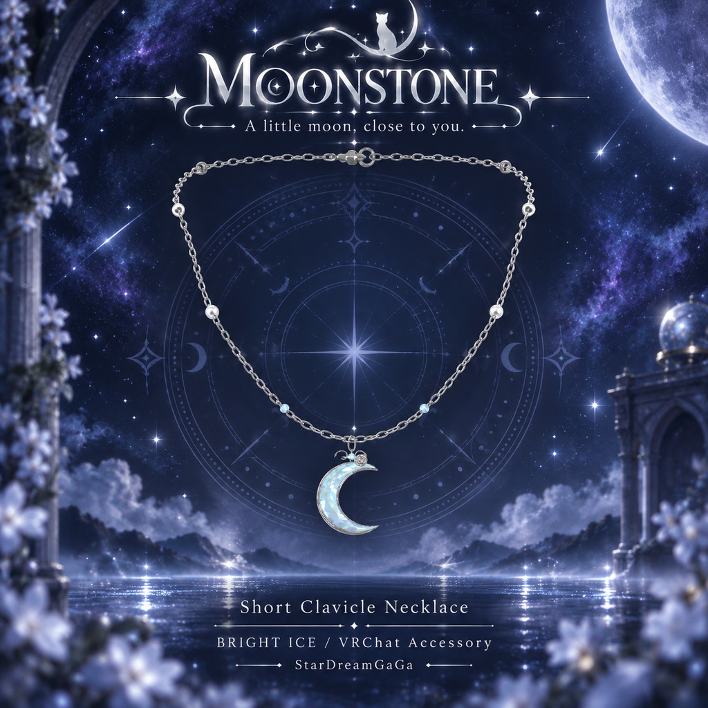 Vrchat MOONSTONE — Moonlit Necklace