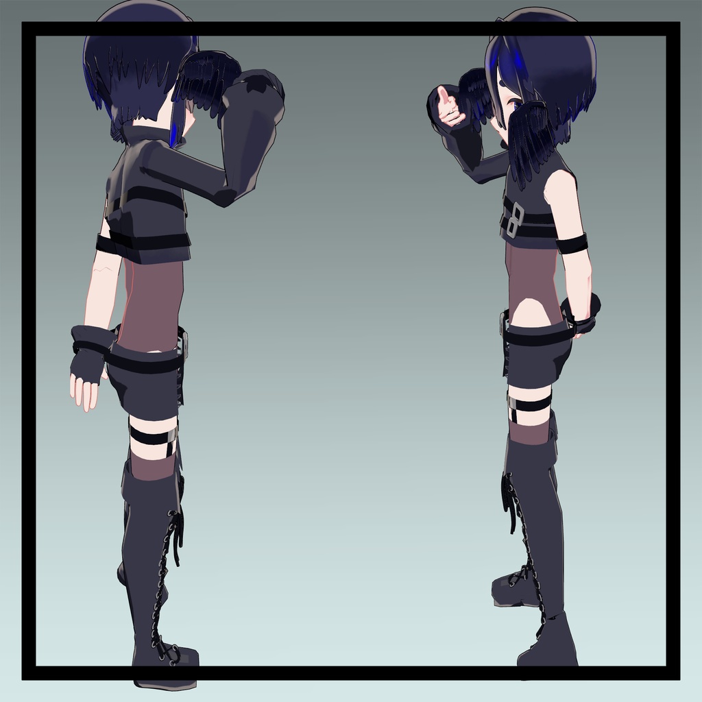 【オリジナル3Dモデル】八咫 -yata-