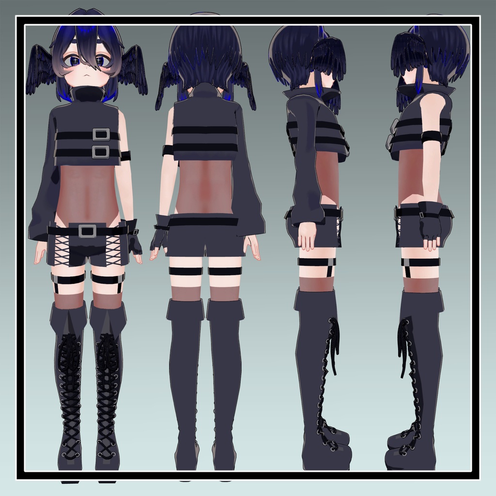 【オリジナル3Dモデル】八咫 -yata-