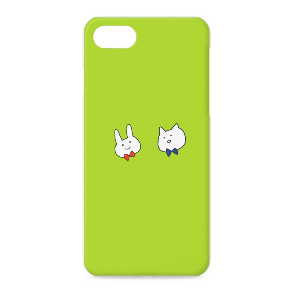 ねこうさぎ　iPhoneケース