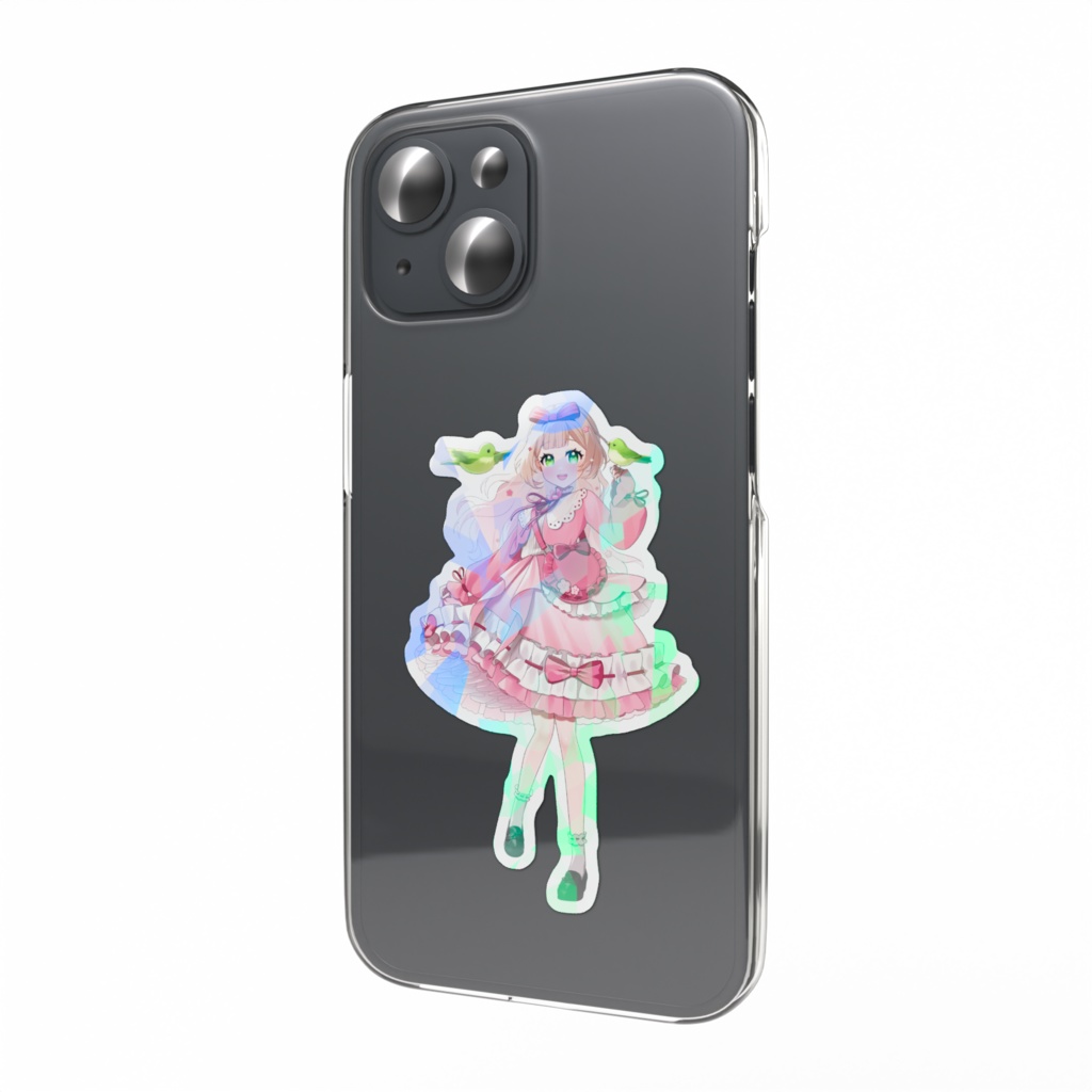 【春野るの】ホログラムスマホステッカー