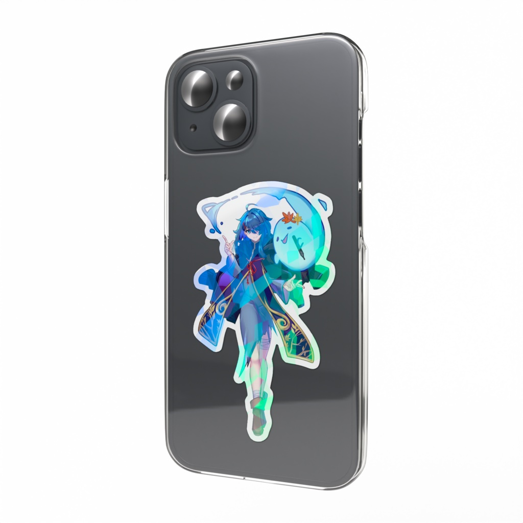 【紅幽もみじ】ホログラムスマホステッカー