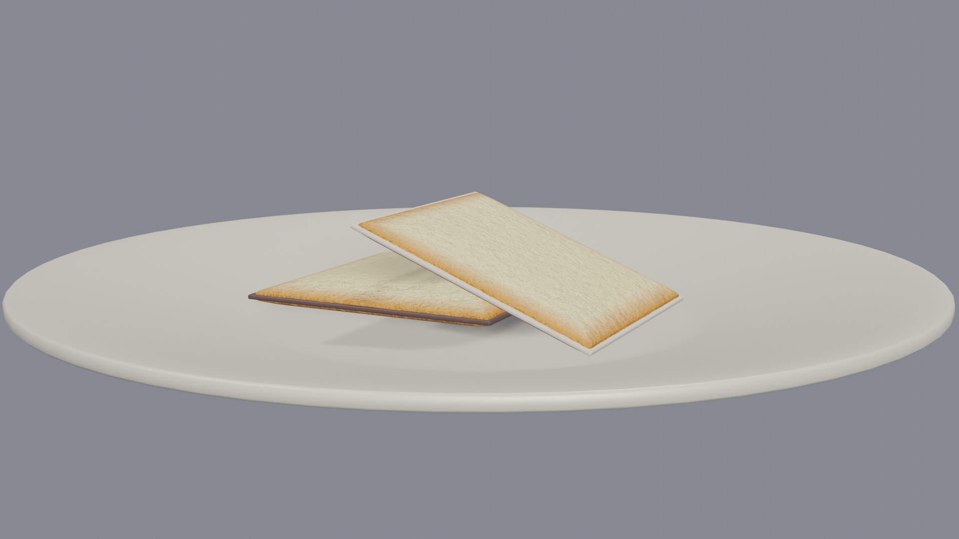 【3Dモデル】ラングドシャ