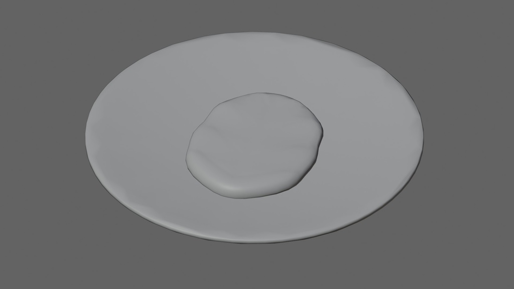 【無料3D】べこ餅