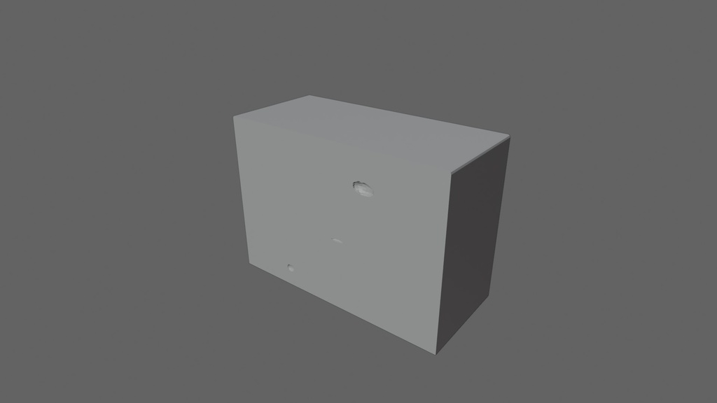 【3Dモデル】チョコレートケーキ