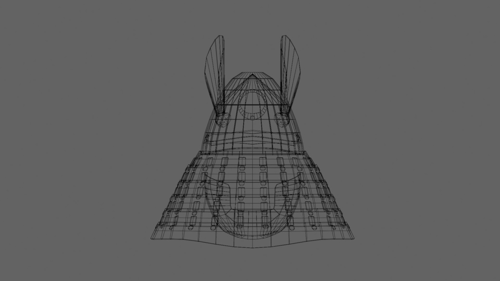 【VRC想定】変わり兜_明智秀満モデル