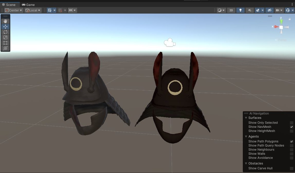 【VRC想定】変わり兜_明智秀満モデル