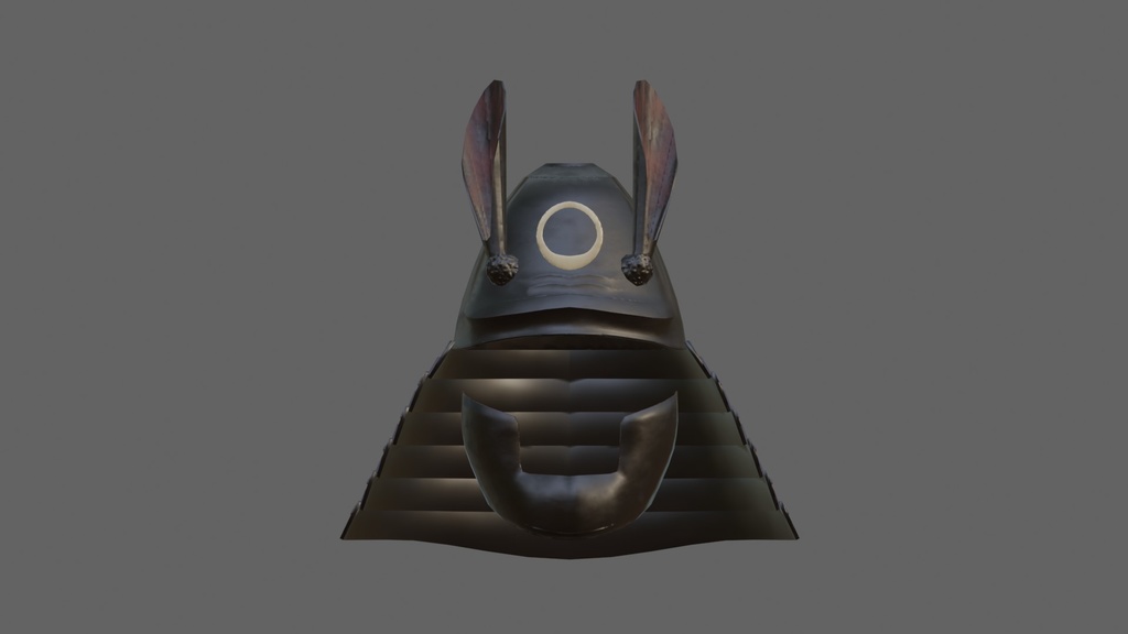 【VRC想定】変わり兜_明智秀満モデル