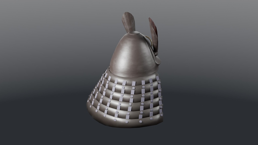 【VRC想定】変わり兜_明智秀満モデル