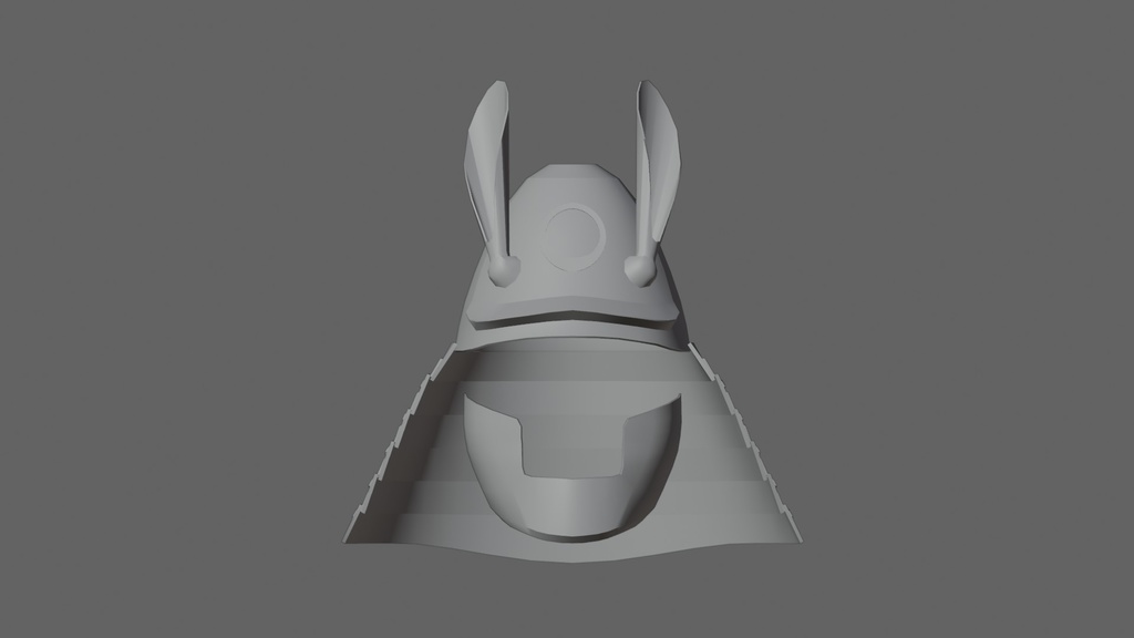 【VRC想定】変わり兜_明智秀満モデル