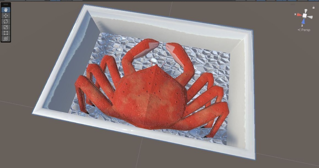 【3Dモデル】ローポリタラバガニ