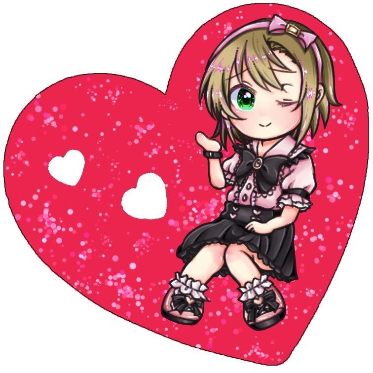 【無限L∞PだLOVE♡】ハート型アクリルキーホルダー
