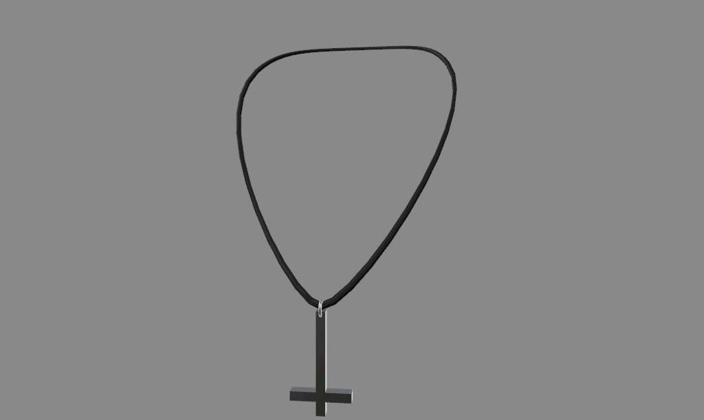 Devil Pack, Scythe, Necklace, Horns, Tail