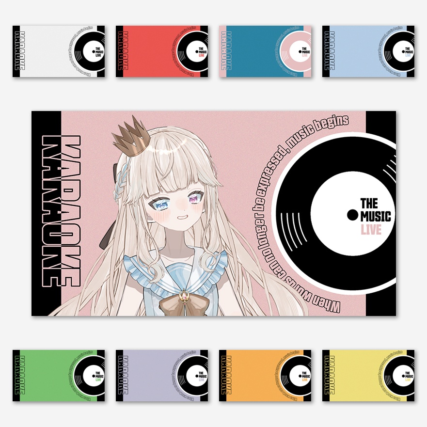 レコードな歌枠素材