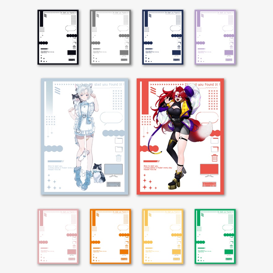 立ち絵紹介素材