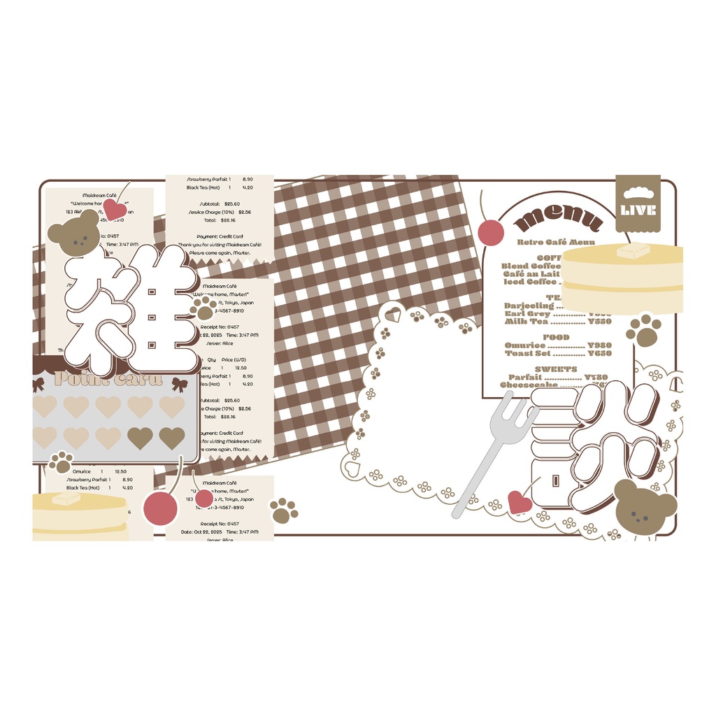 雑談/朝活/歌枠サムネイル素材