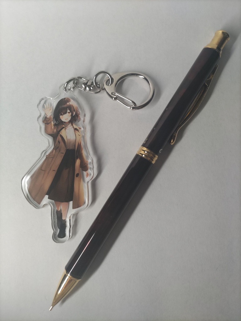 A.I. Art Stock Girl アクリルキーホルダー