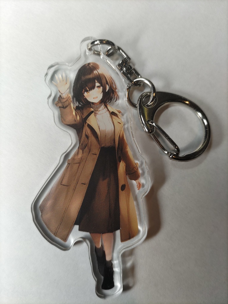 A.I. Art Stock Girl アクリルキーホルダー