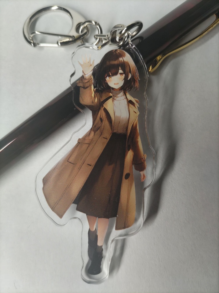 A.I. Art Stock Girl アクリルキーホルダー