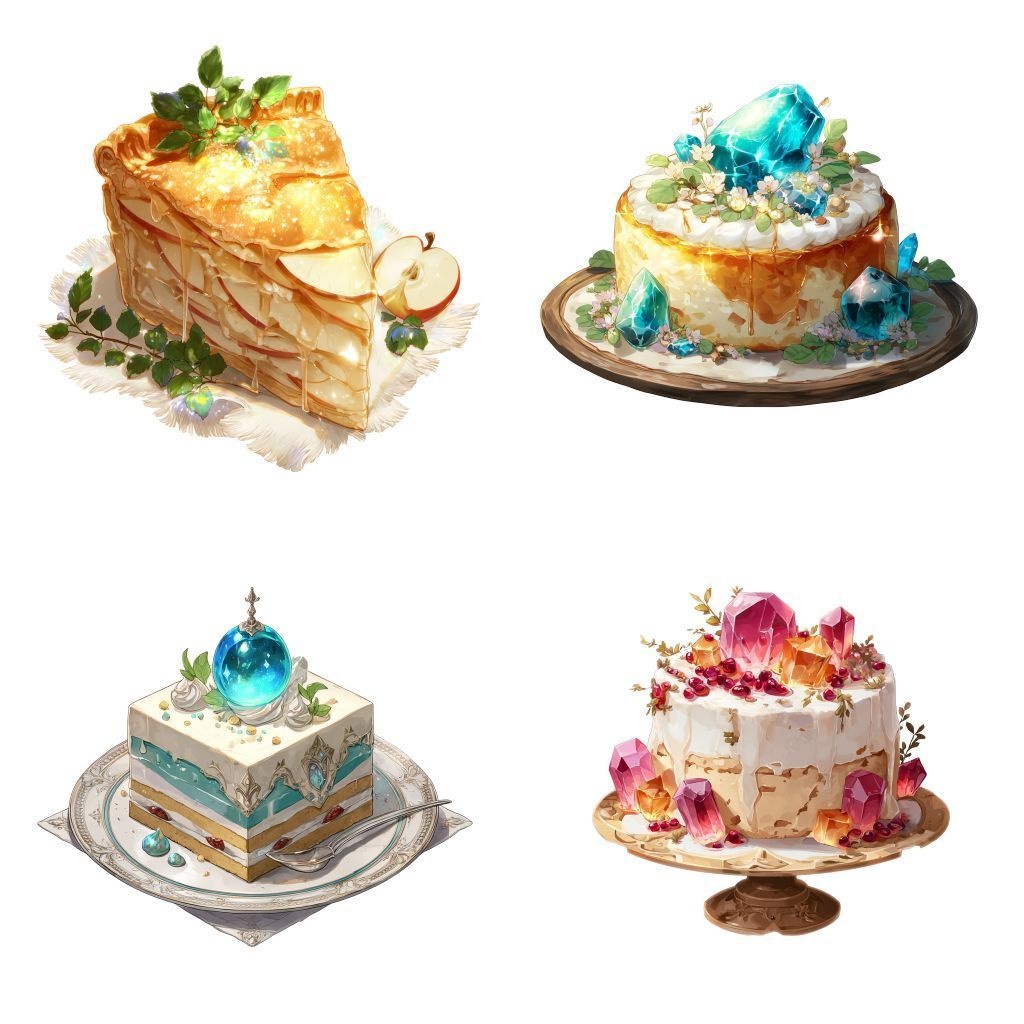 無料素材追加!【透過素材】2025クリスマス・サンタ衣装/女性・男性(立ち絵作成用素材)、ケーキ