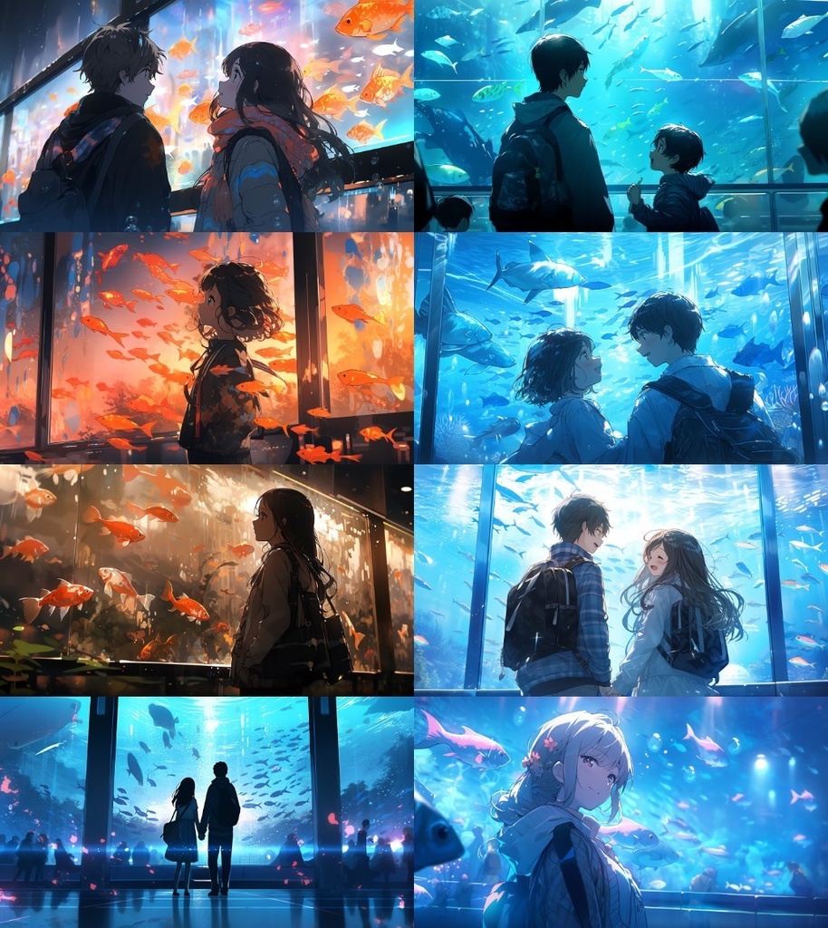 無料【背景素材】幻想水族館vol.2・100枚